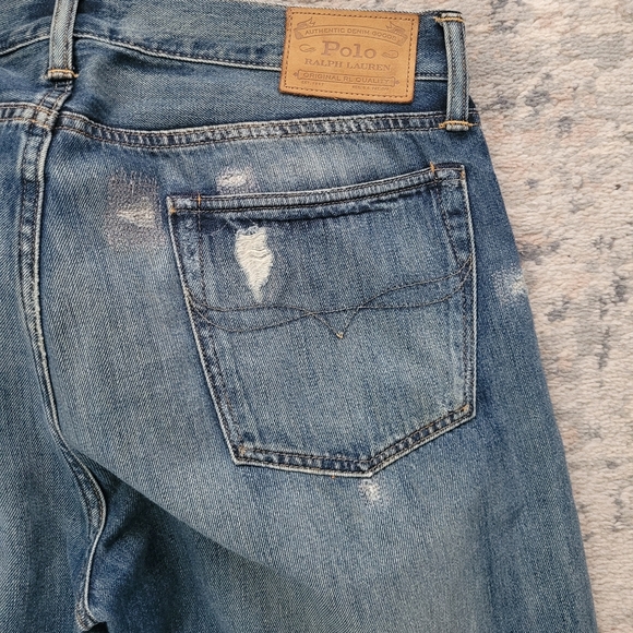 Polo Ralph Lauren Men's Sullivan Slim Distressed Jeans 34 x 32 - Picture 1 of 6